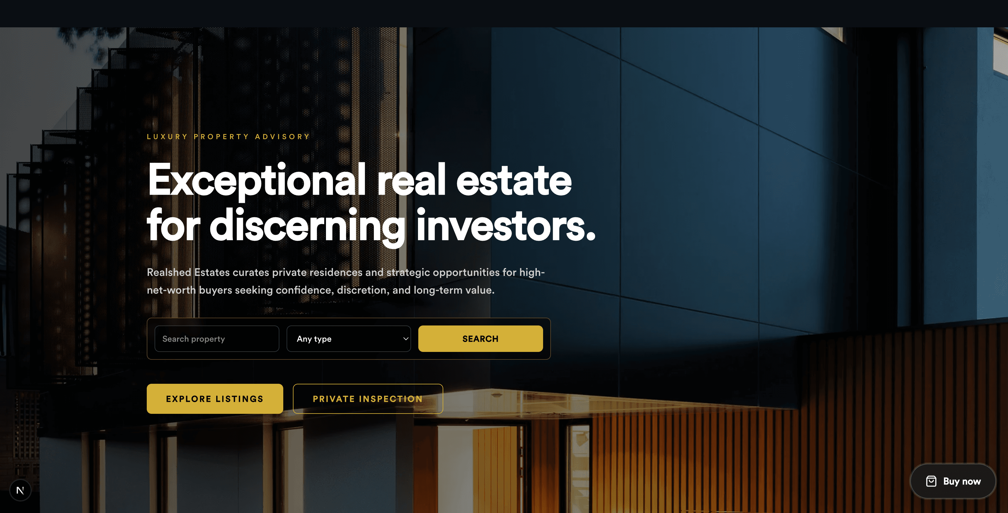 Preview of Sample 3 homepage