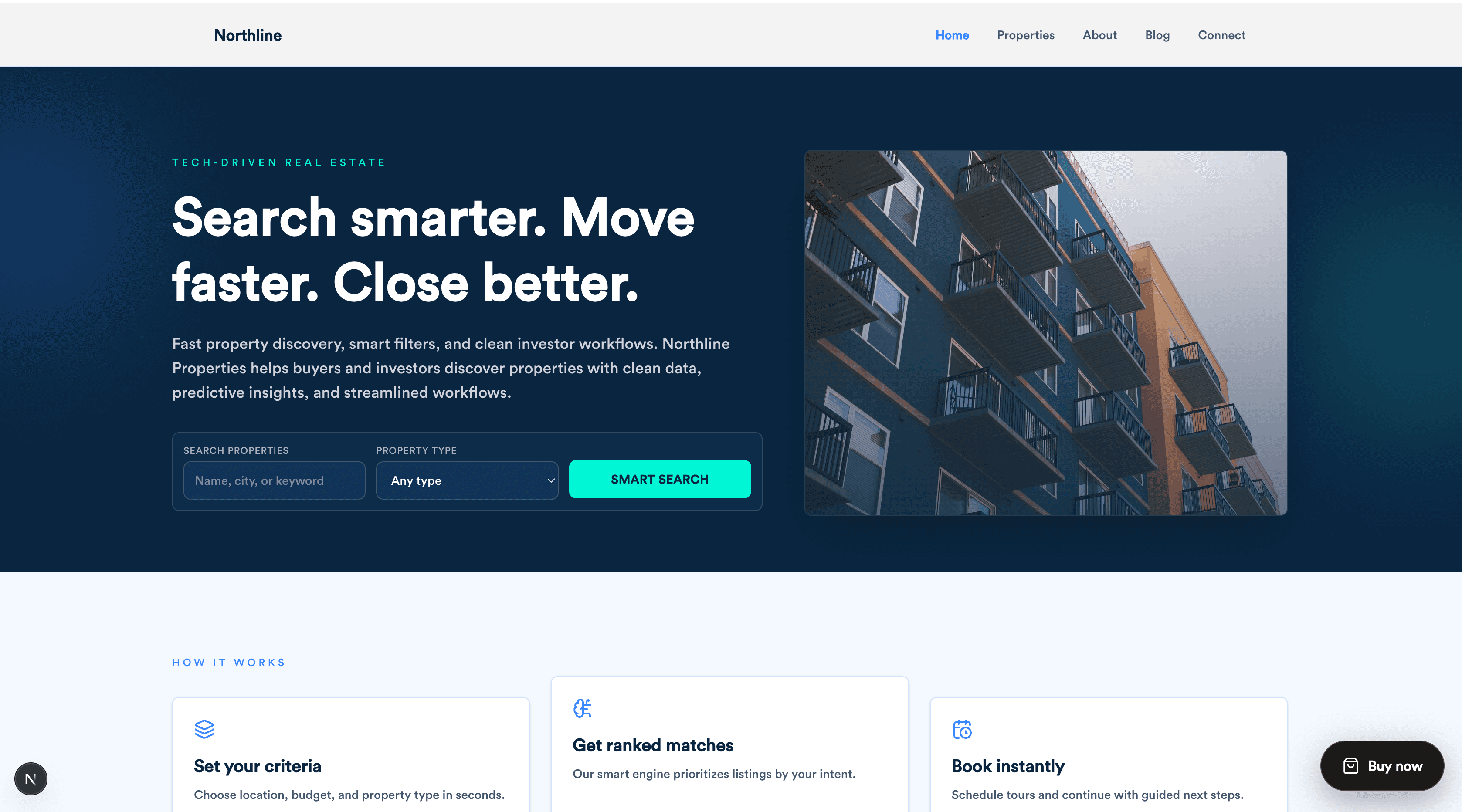 Preview of Sample 4 homepage